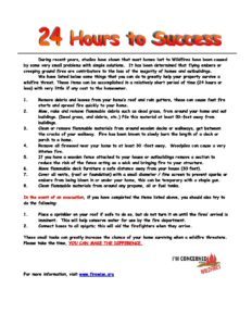 24 Hours to Success Flyer (PDF)