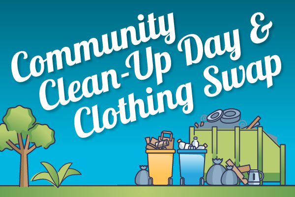 community clean up day graphic